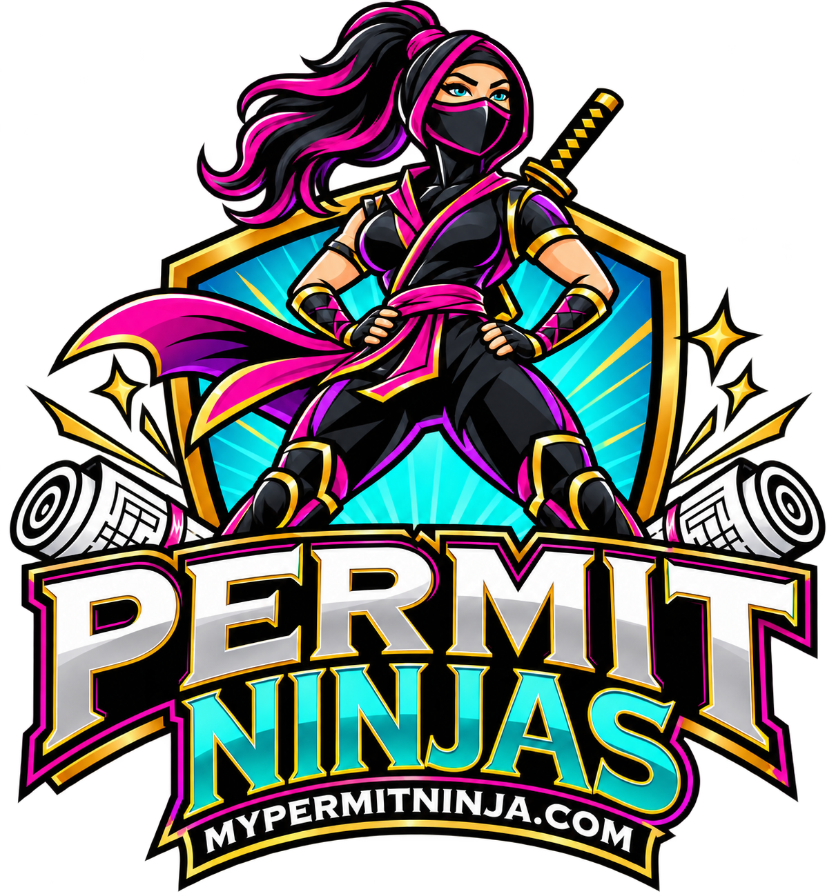 Permit Ninjas mascot